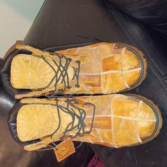 Patchwork Timberland Boots - Picture 2 of 6